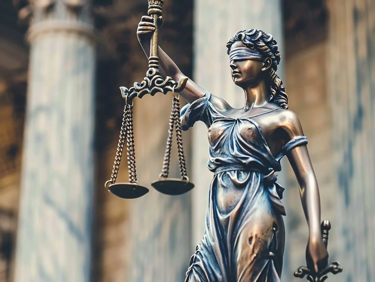 Lady Justice statue with scales — BAR-AT-LAW SOLUTIONS, advocates in Anekal, Bangalore